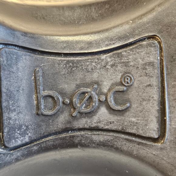 Women's Black Textured Leather B.O.C. Peggy Slip On Platform Clogs Size 8/39 - Picture 11 of 14